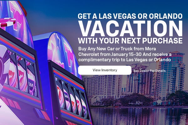 Get a Las Vegas or Orlando Vacation with Your Next Purchase